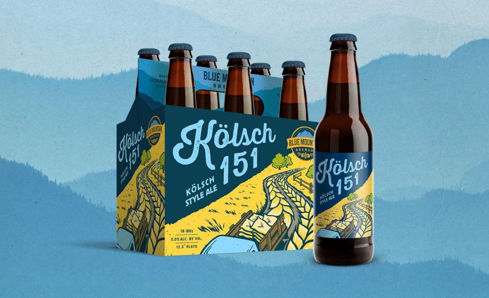 Blue Mountain Brewery Beer Packaging Designs