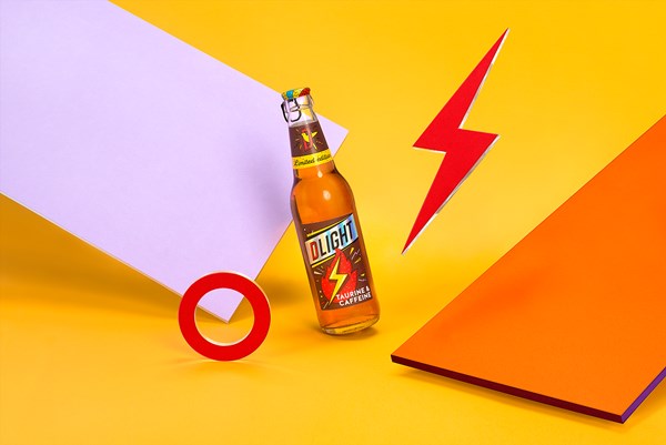 Dlight Beer Cocktail Packaging Inspired by the 1980’s