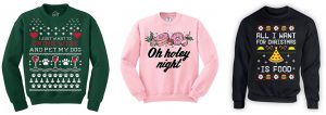 Foodie Christmas Sweaters - Food Themed Ugly Christmas Sweaters