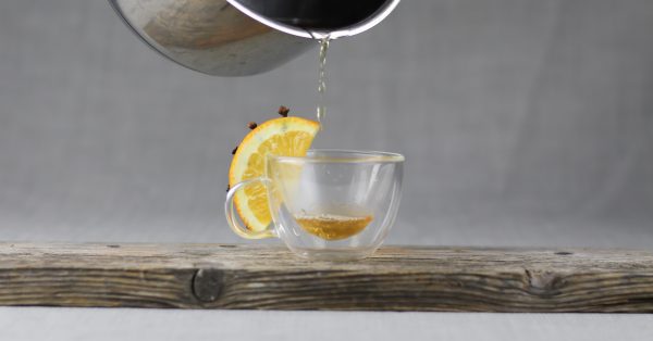 Warm Orange Clove Cocktail with Cognac