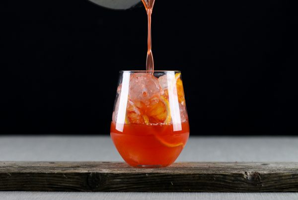 Boozy Blood Orange Lemonade with Vermouth