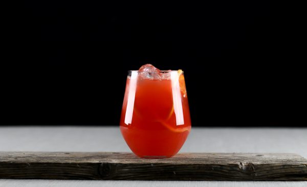 Boozy Blood Orange Lemonade with Vermouth