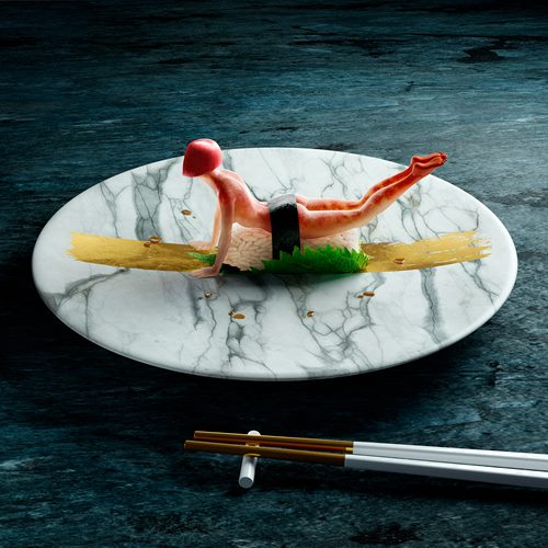 Human Sushi - See this Digital Art Project