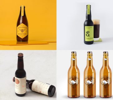 Minimalistic Beer Packaging Designs