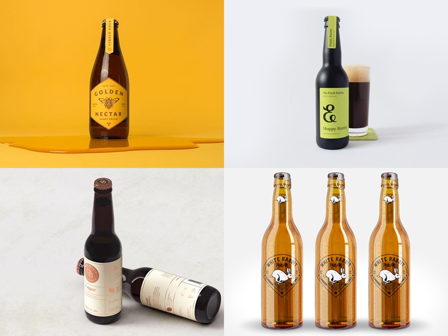 Minimalistic Beer Packaging Designs