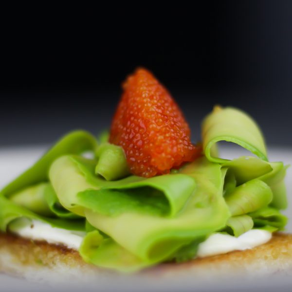 Avocado Toast with Lumpfish Roe, Lemon and Creme Fraiche