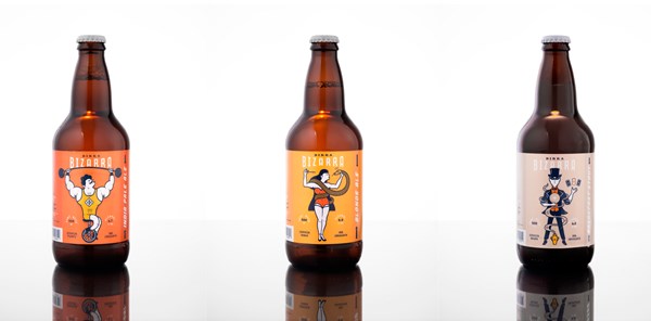 Circus Inspired Beer Packaging - Birra Bizarra