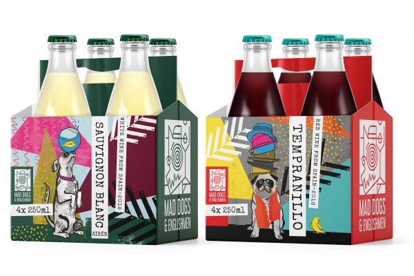 Mad Dogs & Englishmen Casual Wine Packaging & Branding