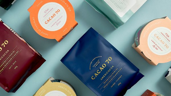 Cacao 70 Chocolate Branding and Packaging