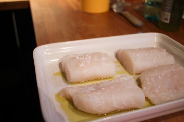 Cod with Brown Butter, Eggs, Shrimps, Dill and Horseradish