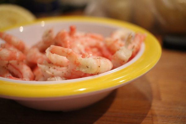 Cod with Brown Butter, Eggs, Shrimps, Dill and Horseradish