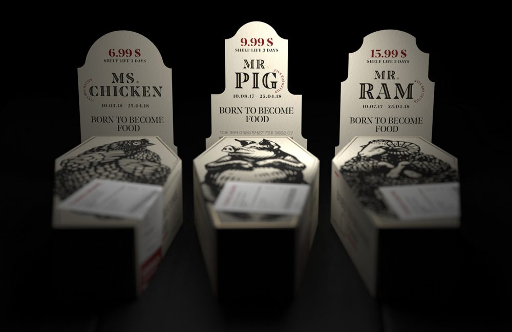 Meat In Coffins - This Packaging Will Make You Question Your Meat Consumption