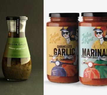 Pasta Sauce Packaging Design Inspiration