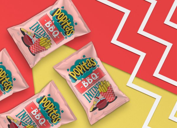 Popitas Snack Packaging Come in a Fun and Colorful Packaging
