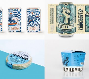 Blue Food Packaging