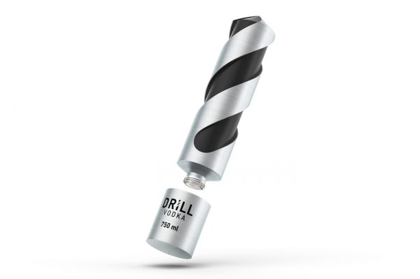 Drill Vodka Comes In a Drill-Shaped Bottle
