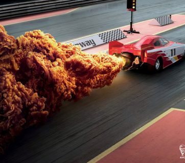 These Creative KFC Ads Replaced Fire With Chicken