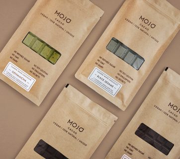 Russian Chocolate Packaging Design for Mojo Cacao