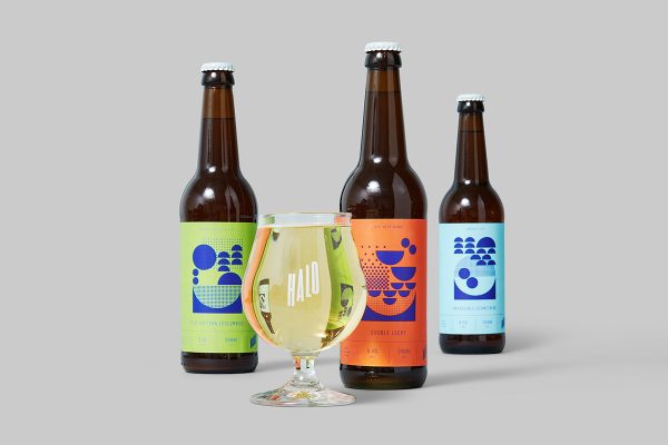 Halo Brew Beer Packaging Comes with Science Inspired Design