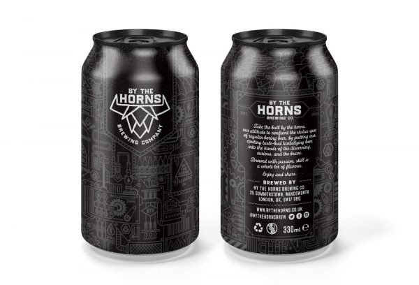 Beer Logo and Branding for By The Horns Brewing