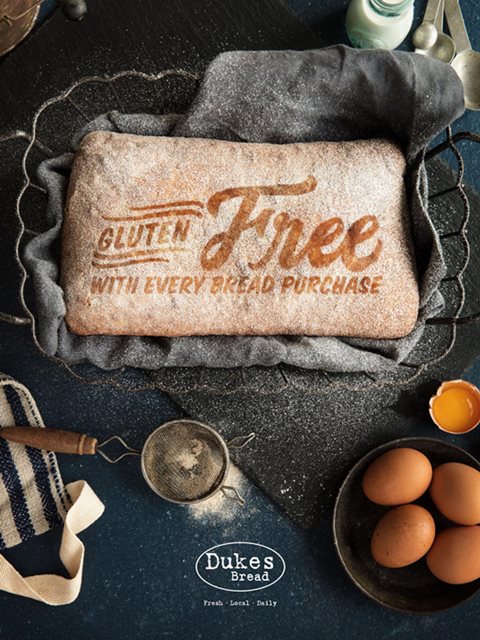 Dukes Bread Ads Takes Swing at Gluten Free Movement