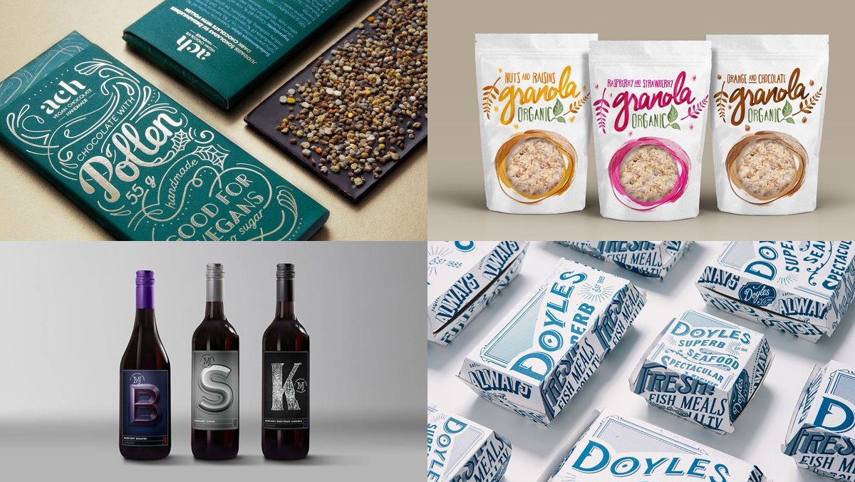 Food Packaging Designs with Great Typography