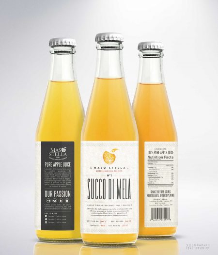Apple Juice Packaging Design