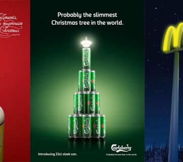 Creative Christmas Ads for Food