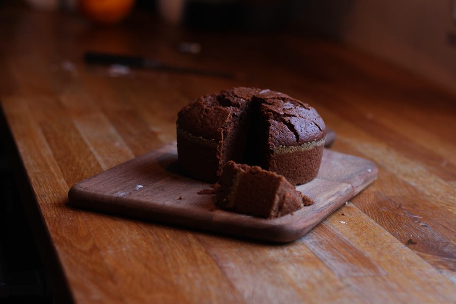 Coffee and Orange Chocolate Sponge Cake