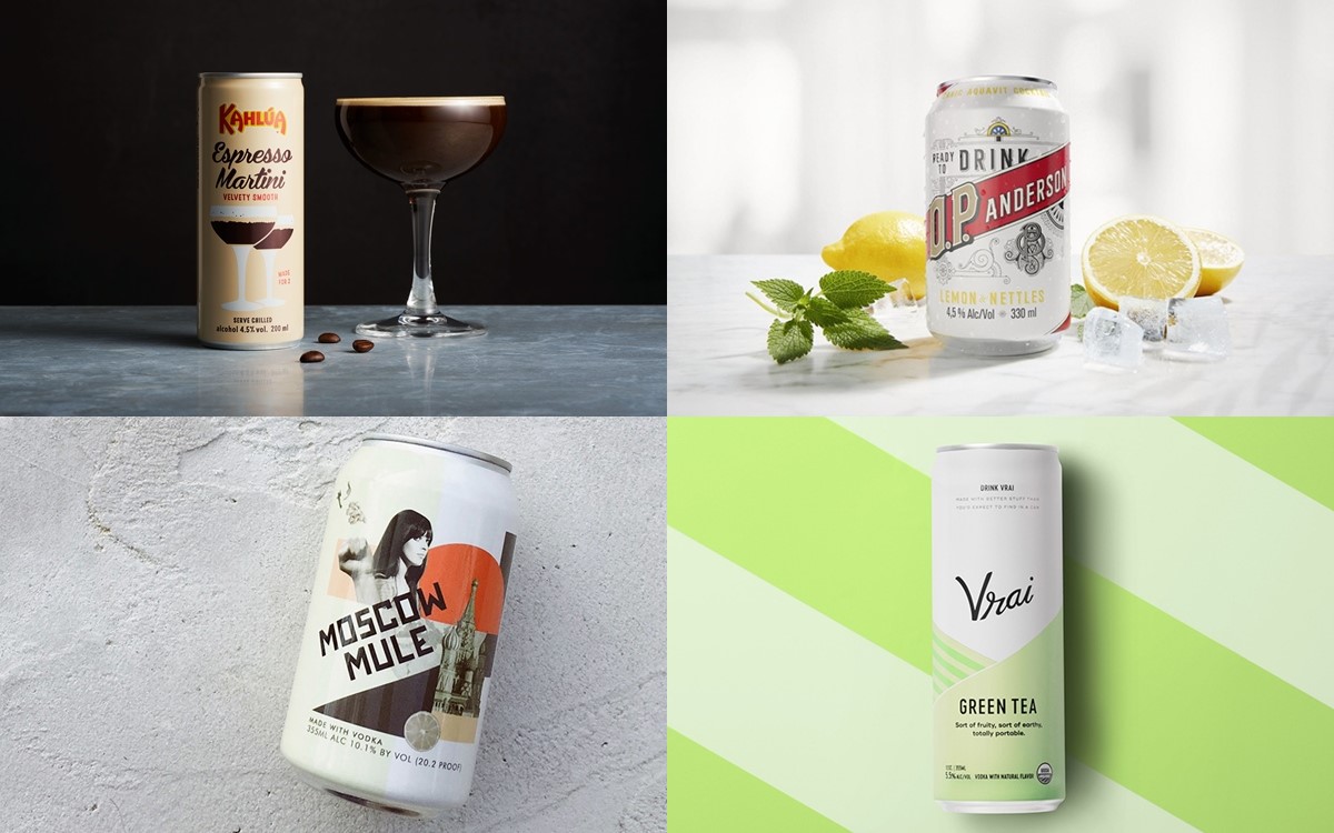Canned Cocktail Packaging Design Inspiration