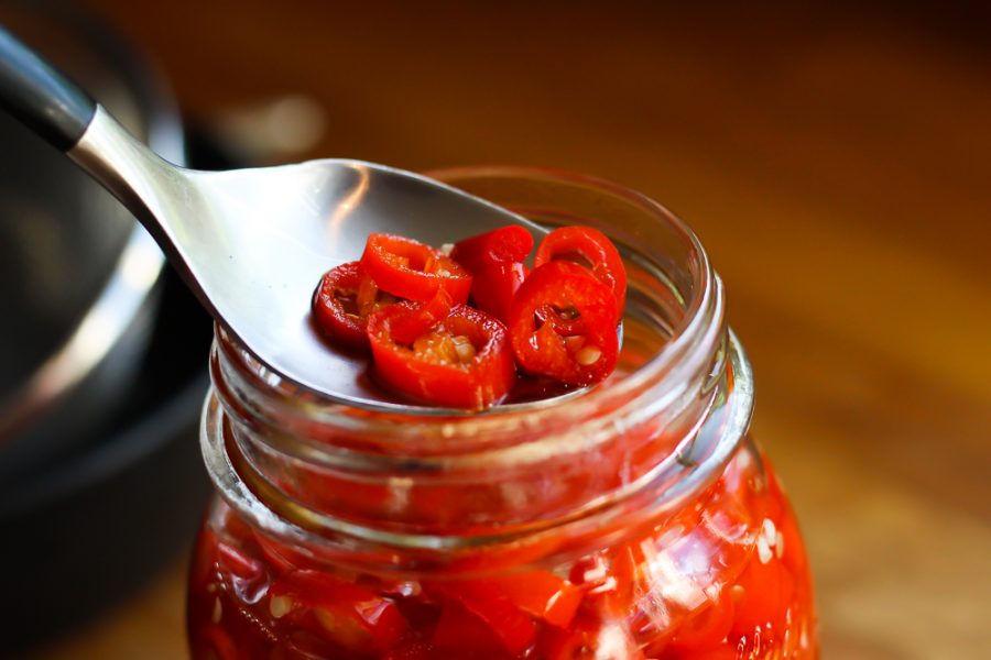 Sweet pickled chili